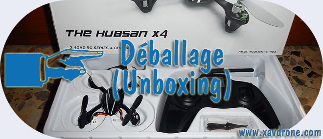 deballage hubsan x4