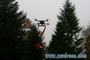 super mario fait du drone