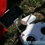 radio commande dji et iphone