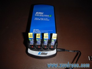 chargeur 4 batteries eflite celectra