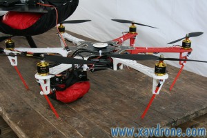 DJi f550 et parachute