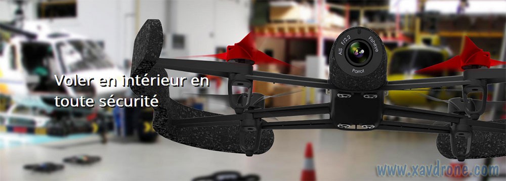 Parrot Bebop 2 FPV Ensemble de drone avec lunettes Skycontroller