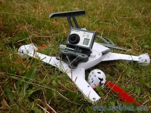 crash blade 350 qx et gopro