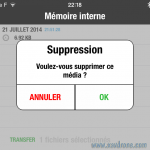 suppression fichiers