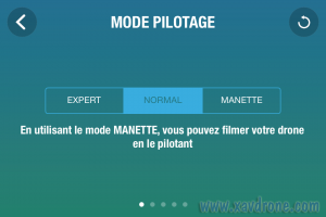 mode pilotage normal