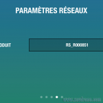 paramètres réseaux