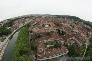 Besancon en drone