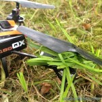 herbe dans helices de drones