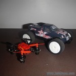 mini drone et voiture rc