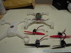 démontage blade 200 qx