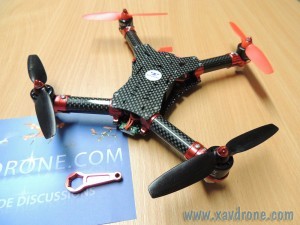 200 QX alu cnc carbone rouge