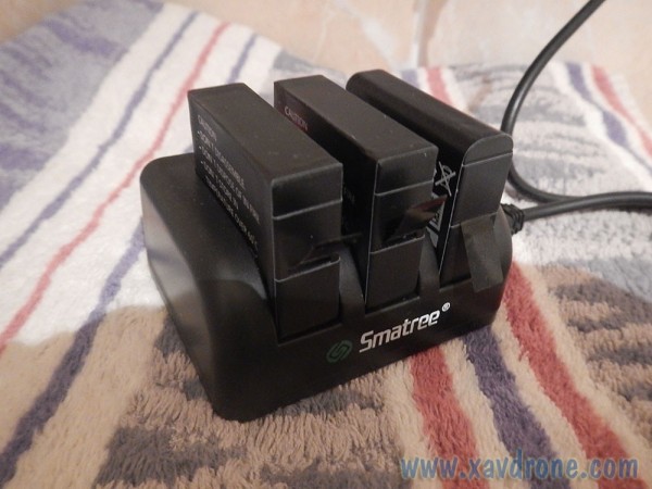 chargeur 3 batteries gopro 4