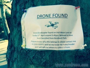 drone trouvé