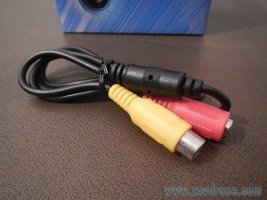 cable audio vidéo runcam 600 tvl