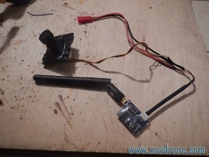 branchement camera FPV