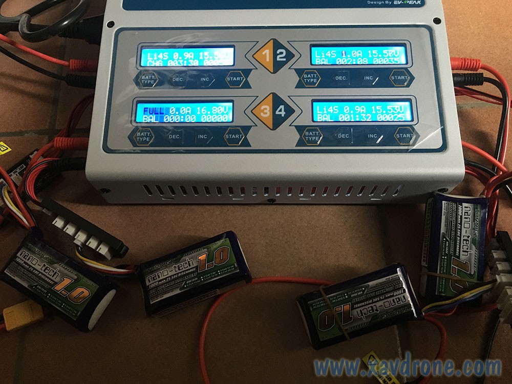 Chargeur rapide 4 plus LiPo/LiLo/LiFe 1-4S 12V - Graupner - Mission  Modélisme